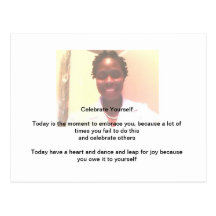 Celebrate You Post Card