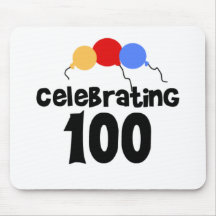 Celebrating 100 mouse pad