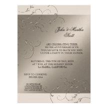 Celebrating 25 years, 25th Anniversary Invitation