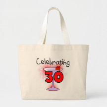 Celebrating 30 Tshirts and Gifts Bags