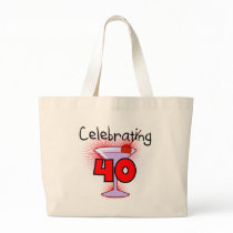 Celebrating 40 Tshirts and Gifts Canvas Bag
