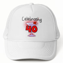 Celebrating 40 Tshirts and Gifts Hats