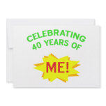 Celebrating 40th Birthday Gifts Custom Invites