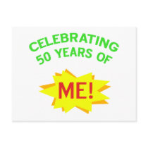 Celebrating 50 Years Of Me Post Cards