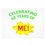 Celebrating 60th Birthday Gifts Invitations