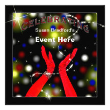 CELEBRATING - INVITATION MULTI PURPOSE - stars