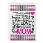 Celebrating Mom! Mother's Day or Mom's Birthday invitations