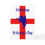 Celebrating St george's day Greeting Cards