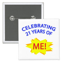 Célébration de 21 ans de moi ! pin's