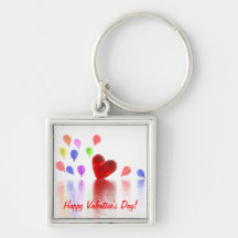 Célébration de jour de Valentines Porte-clé