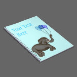Celebration Elephant (Blue) notebooks