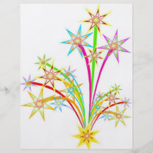 Celebration fireworks personalized flyer