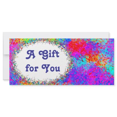 Celebration Gift Certificate template by jan4insight