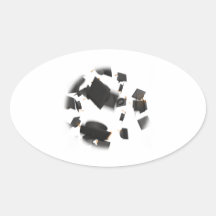 Celebration Oval Sticker