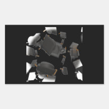 Celebration Rectangle Sticker