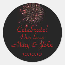Celebration! Round Stickers