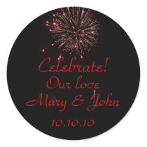 Celebration! Round Stickers