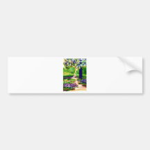 Celebration Sunny Flower Garden CricketDiane Bumper Stickers