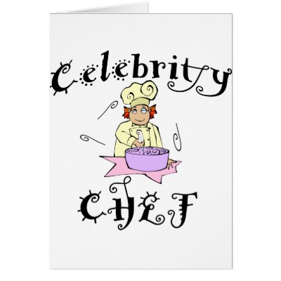 Celebrity Chef Card by CelebrityShop
