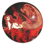 *Celeste* Star Bather mermaid Art Sticker