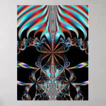 Celestial Asian Worrier Poster