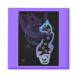 celestial cat2 refrigerator magnet