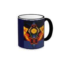Celestial flower coffee mugs