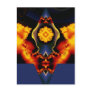 Celestial flower post card