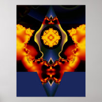Celestial flower print