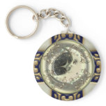 Celestial Moon Keychain