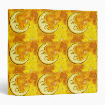 Celestial Moons Notebook Binders