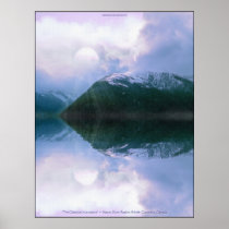 Celestial Mountains Skeena River BC Nature Scenery Print