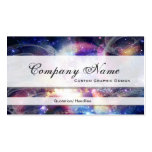 Celestial Space Graphic Designer Business Cards