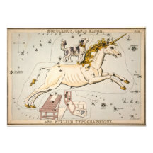 Celestial Vintage Map Custom Invitation