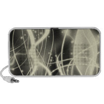 Celestical Space Abstract Yellow & Black Doodle Travelling Speaker