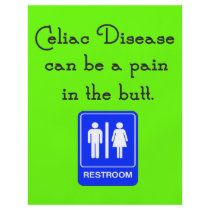 Celiac Disease Can Be A Pain In The Butt Flyer Design