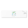 Celiac Snowflakes Bumper Sticker