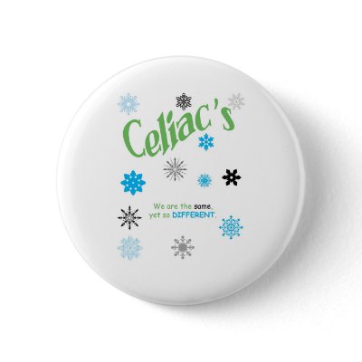 Celiac Snowflakes Pins by celiacs