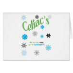 Celiac Snowflakes Cards