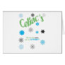 Celiac Snowflakes Cards