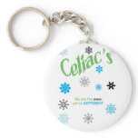 Celiac Snowflakes Keychains