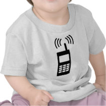 cell phone celly mobil handy shirt