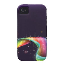 Cell phone rainbow background iPhone 4 cover