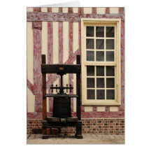 Cellier St Pierre Troyes France Greeting Card