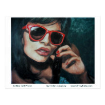 Cellina Cell Phone Postcard