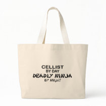 Cellist Deadly Ninja by Night Tote Bag