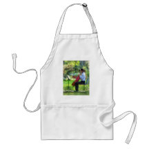 Cellist in the Garden Apron