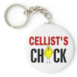 Cellist’s Chick Keychain