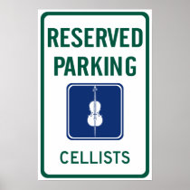 Cellists Parking Print