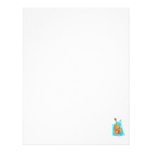 Cello Blue Back Stringed Instrument Design Letterhead